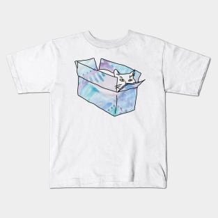 Cat in a MAGIC box Kids T-Shirt